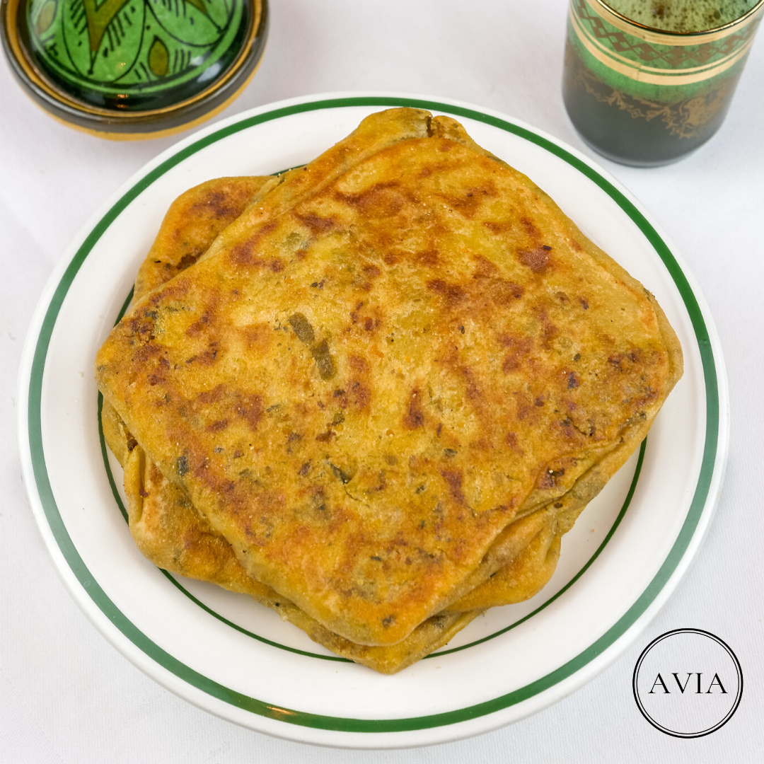 Msemen à la viande hachée et légumes (Pack de 6)