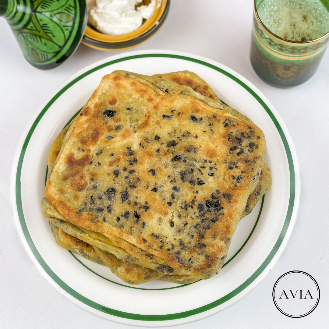 Msemen aux olives (Pack de 6)