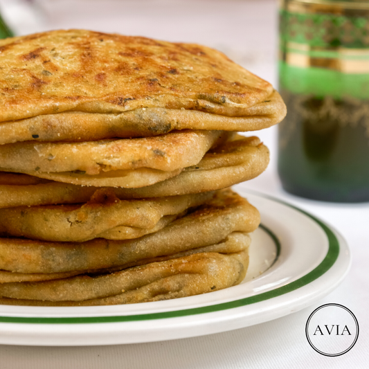 Msemen à la viande hachée et légumes (Pack de 6)